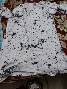 Stylish Splatter Print T-Shirt