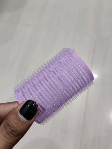 Purple Hair Rollers 6 Set