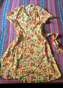 Vintage Y2k Spring Wrap Dress