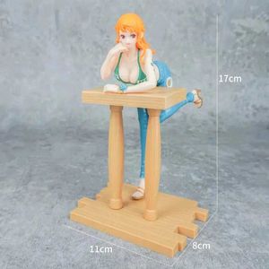 One Piece Nami On Table Action Figure