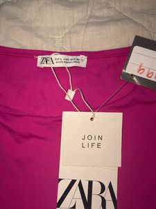 Vibrant Pink Sleeveless Crop Top