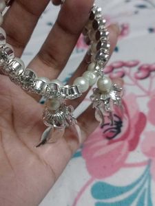 🎀Elegant Pearl &amp; Crystal Bracelet 🎀