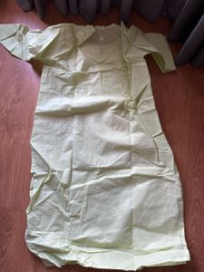 Lime Green Chikankari Kurta