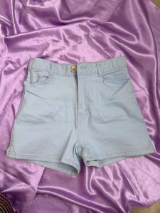 Light Wash Denim Shorts