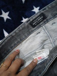 Gray Denim Jeans