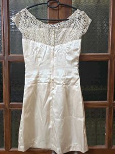 Elegant Lace Overlay Dress