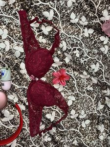 ❤️Burgundy Lace Bra❤️