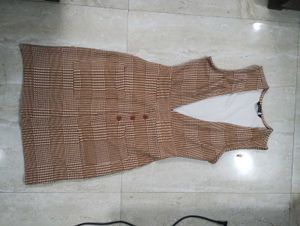 Women's Plaid Sleeveless Dress