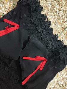 Black Lace Off-Shoulder top
