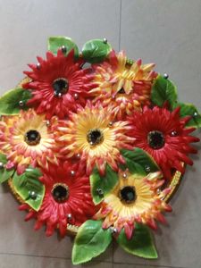 Decorative Flower Plate