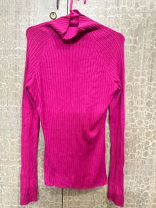 Chic Ribbed Turtleneck Sweater