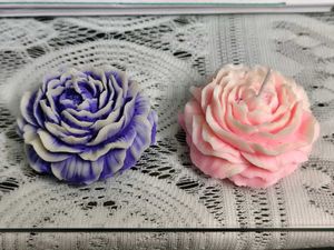 Handmade Peony Candle