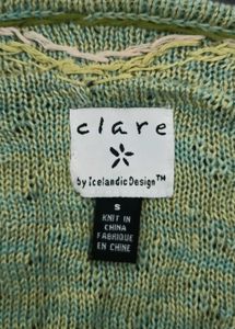 Green Ekle' Cardigan