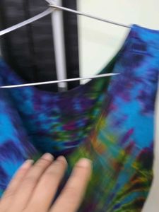 Colorful Tie-Dye Sleeveless Top