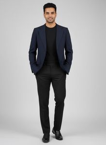 Men’s Navy Blue Formal Blazer | Like New | Premium