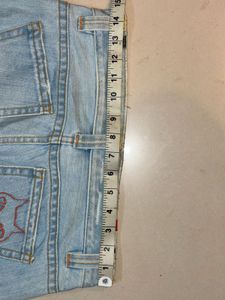 Light Wash Y2K distressed Bootcut Jeans