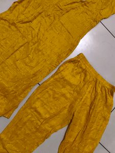 Yellow Kurta Set