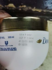 Dove 10 In 1 Shine Hiar Mask