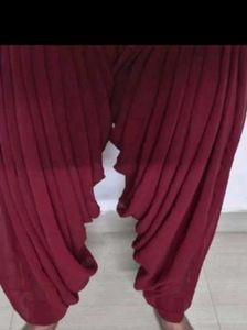 Red Ethnic 5 mtr Salwar