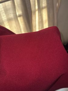 Maroon Wide Leg Pants