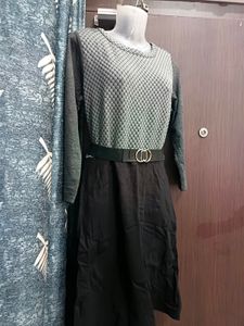 Classy One Piece Woolen Dress