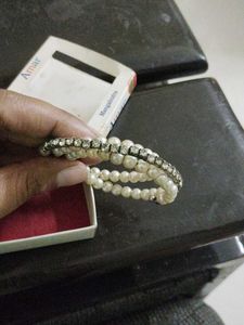 Pearl &amp; Crystal Bracelet Set