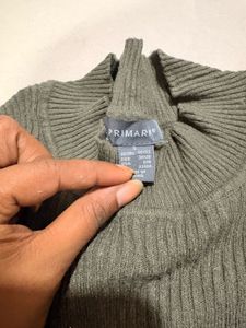Ribbed Long Sleeve Mock Neck Top