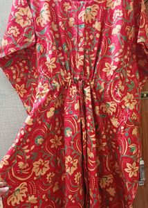 🍒 Beautiful Kaftan Red kurti
