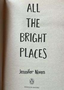All the Bright Places by Jennifer Niven