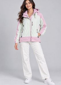 American eagle Pastel Color Block Hooded Jacket