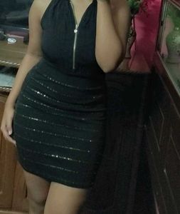Black Mini sequins skirt