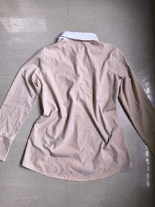 Beige Collared Shirt