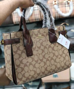 •Coach Signature Canvas Tote Bag* WITHOUT BOX