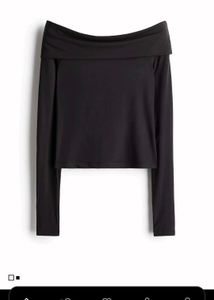 H&M Off-Shoulder Long Sleeve Top