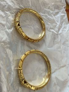Golden Elephant Bangle Set