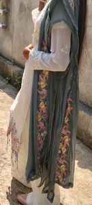 pakistani full drees kurti palzo and fancy dupatta