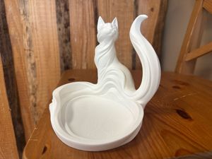 WhiteQ Cat Trinket Dish