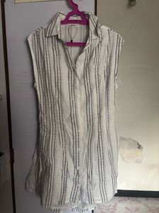 Striped Shirt Dress