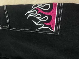 Cool Flame Detailed Cargo Pants