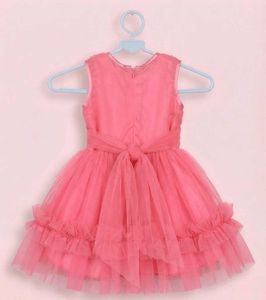 Gorgeous Pink Net Party Wear Frock &amp; Dress for Bab