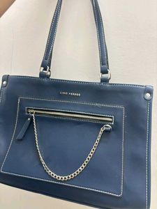 Lino Perros Navy Blue Tote Bag