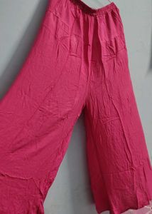 plazo flared silk cotton  kurta