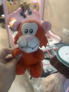 Cute Orange Monkey Plush Toy