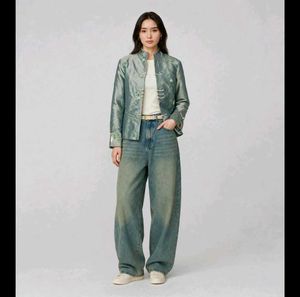 Imported Sage silk chinese o japanese jacket 🥀💅
