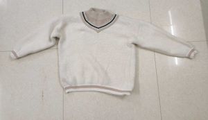 Cozy Cream V-Neck Sweater