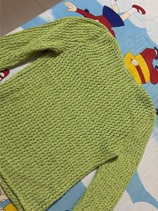 Lime Green Knit Sweater