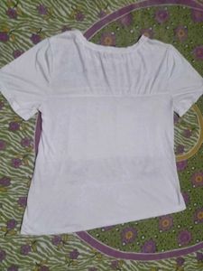 Chic White Lace Detail Top