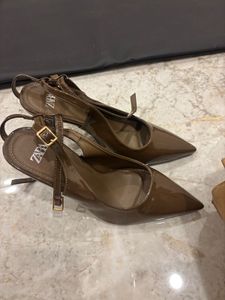 New Zara Slingback Heels