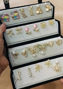 Assorted 12 pairs stud Earrings Set