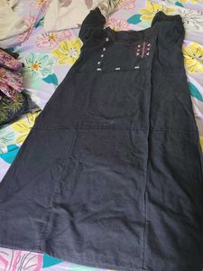 black cotton kurti